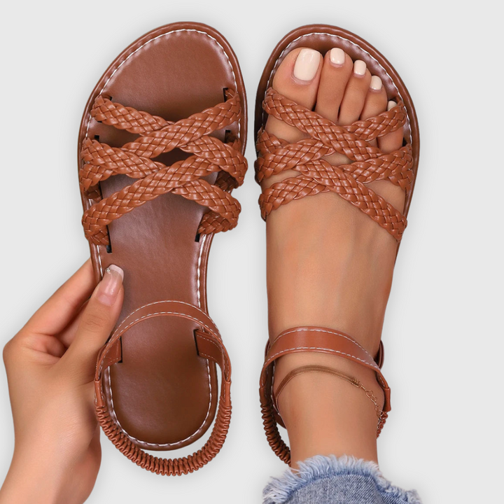Marisol | Woven Strap Summer Sandals