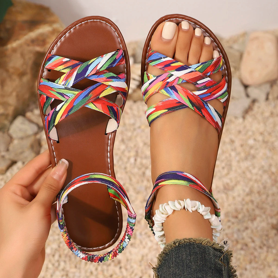 Marisol | Woven Strap Summer Sandals