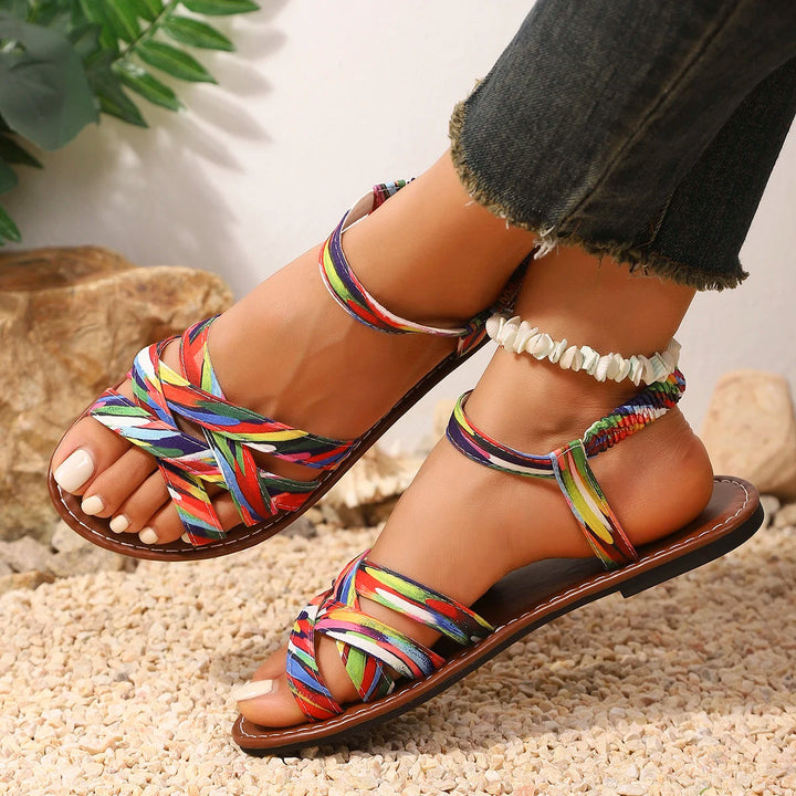 Marisol | Woven Strap Summer Sandals