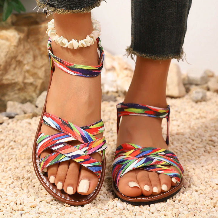 Marisol | Woven Strap Summer Sandals