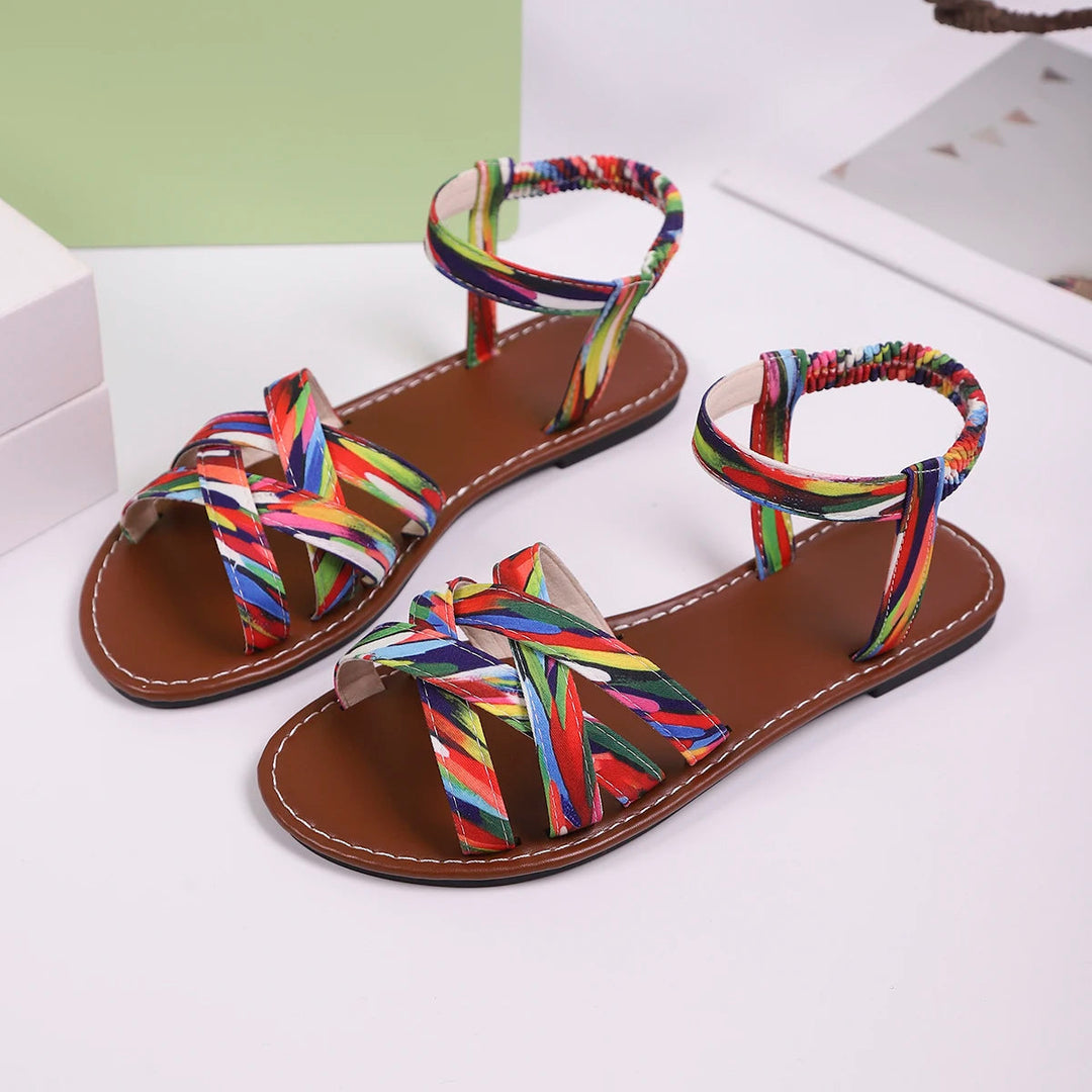 Marisol | Woven Strap Summer Sandals