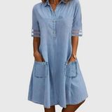 Leila | Classic Everyday Denim Dress