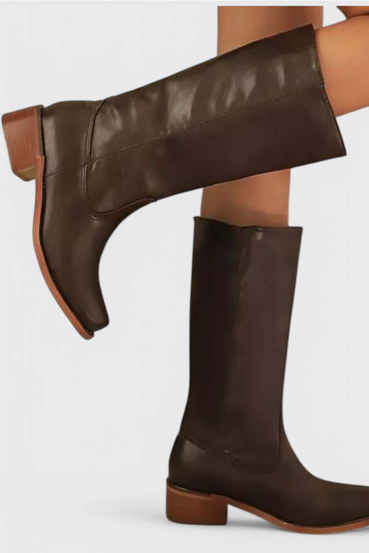 Paisley | Classic Knee High Heeled Boots