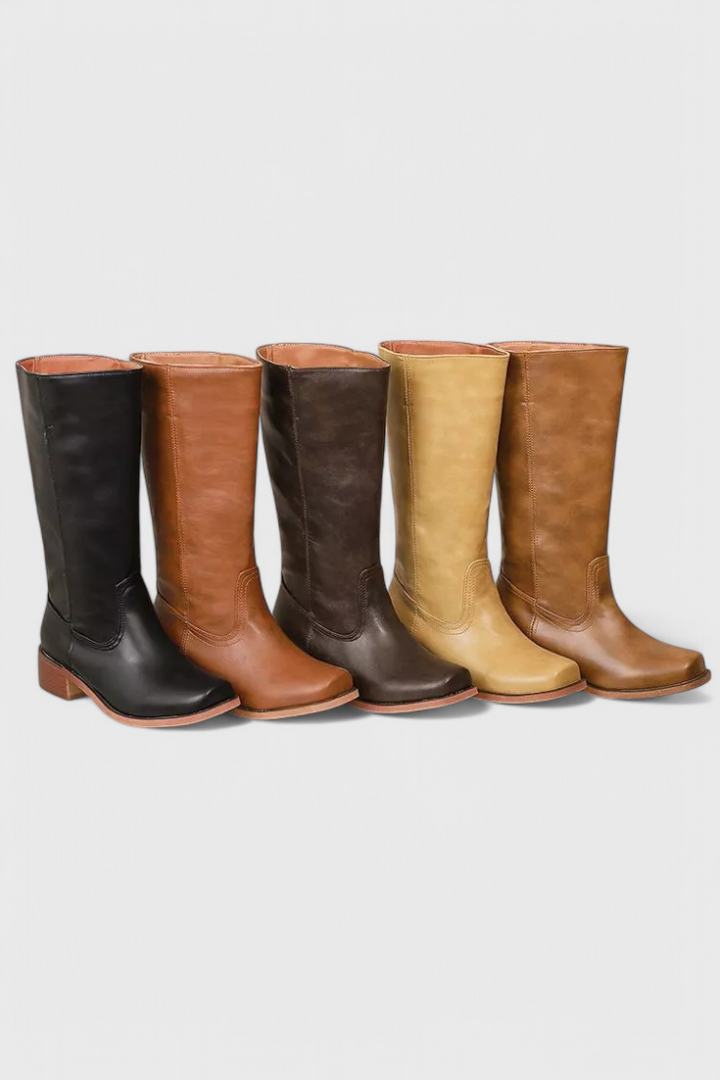 Paisley | Classic Knee High Heeled Boots