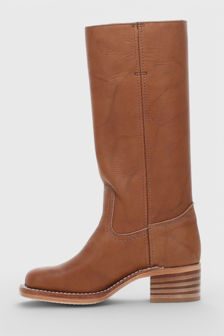 Paisley | Classic Knee High Heeled Boots