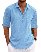 Nathaniel | Relaxed Half-Placket Shirt