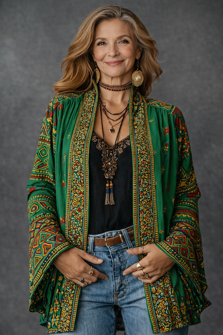 Delia | Ornate Bohemian Cardigan