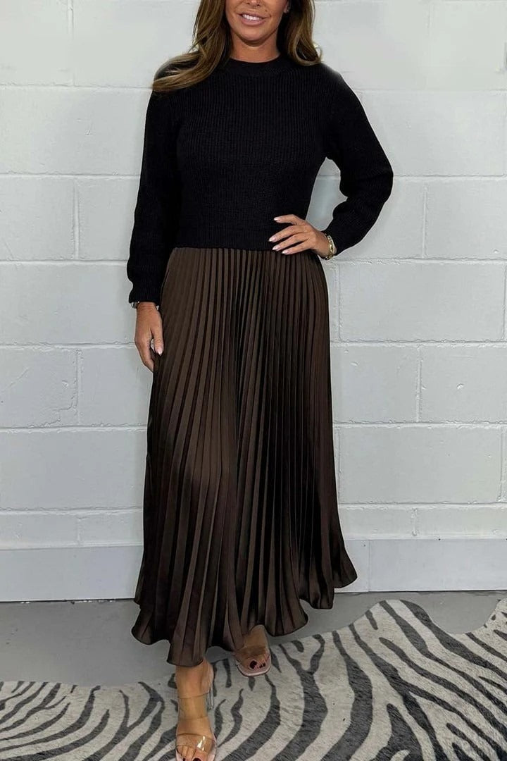 Angel | Elegant Knit Top Maxi Dress