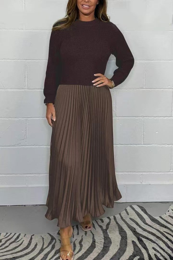 Angel | Elegant Knit Top Maxi Dress