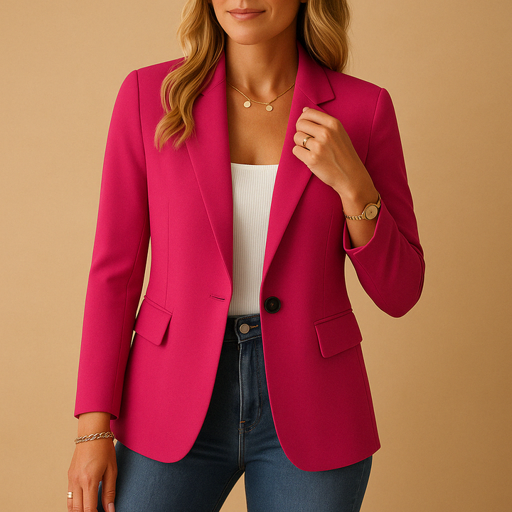 Rosaline | Refined Single-Button Tailored Blazer