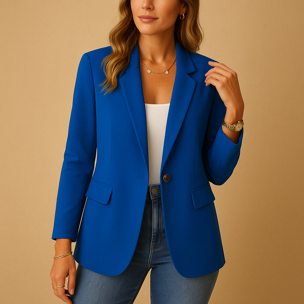 Rosaline | Refined Single-Button Tailored Blazer