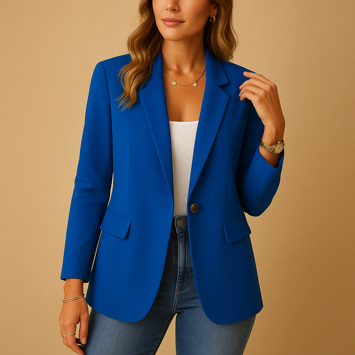 Rosaline | Refined Single-Button Tailored Blazer