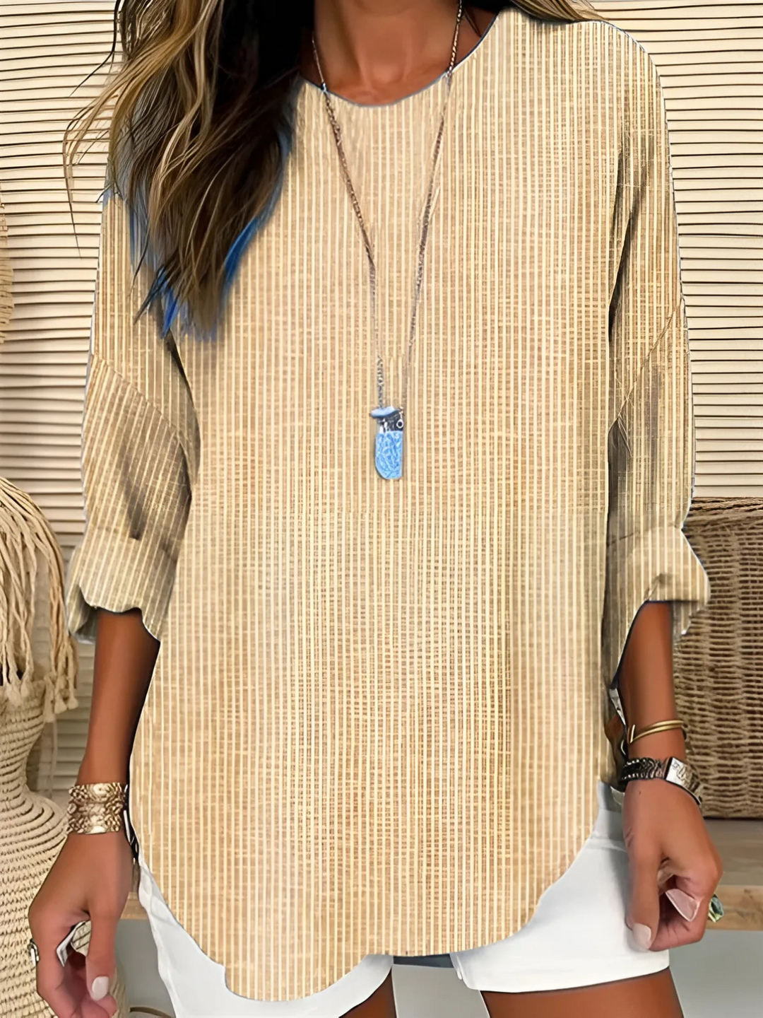 Claire | Classic Striped Blouse