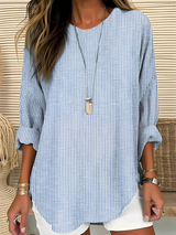 Claire | Classic Striped Blouse
