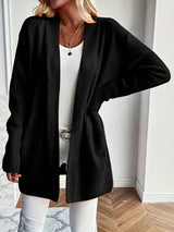 Charlotte | Draped Open-Front Cardigan