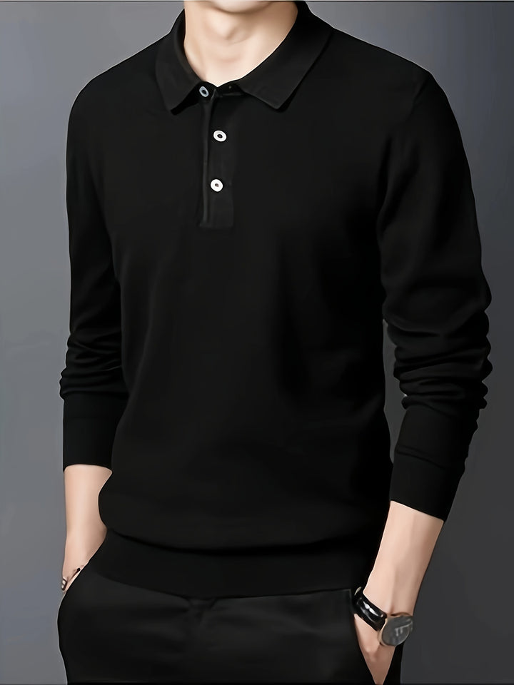 Alistair | Buttoned Collar Polo Shirt