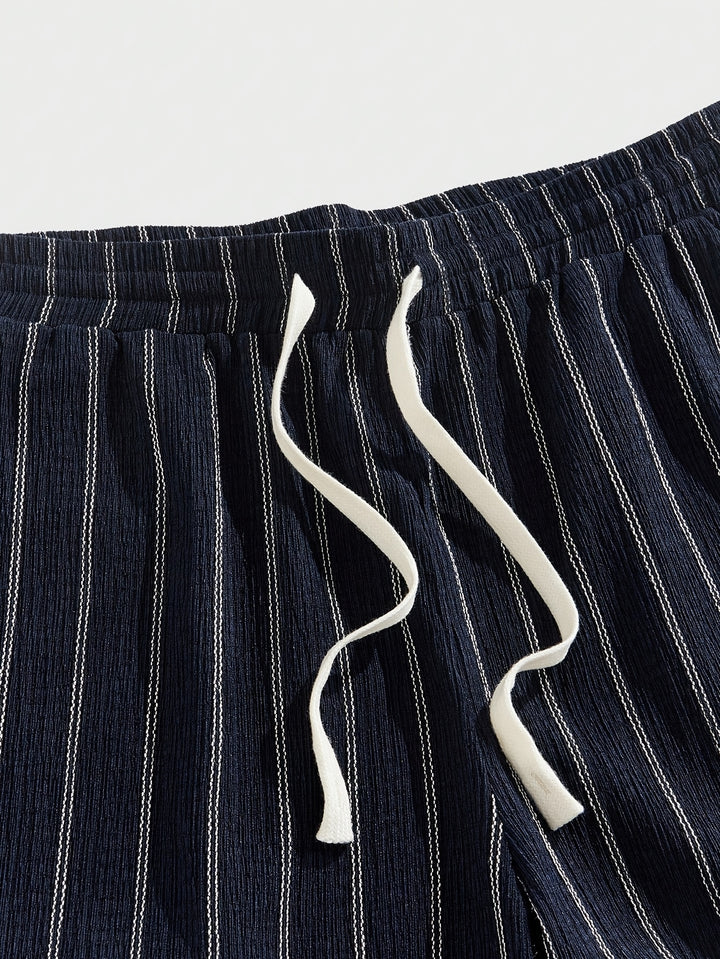 Owen | Striped Drawstring Shorts