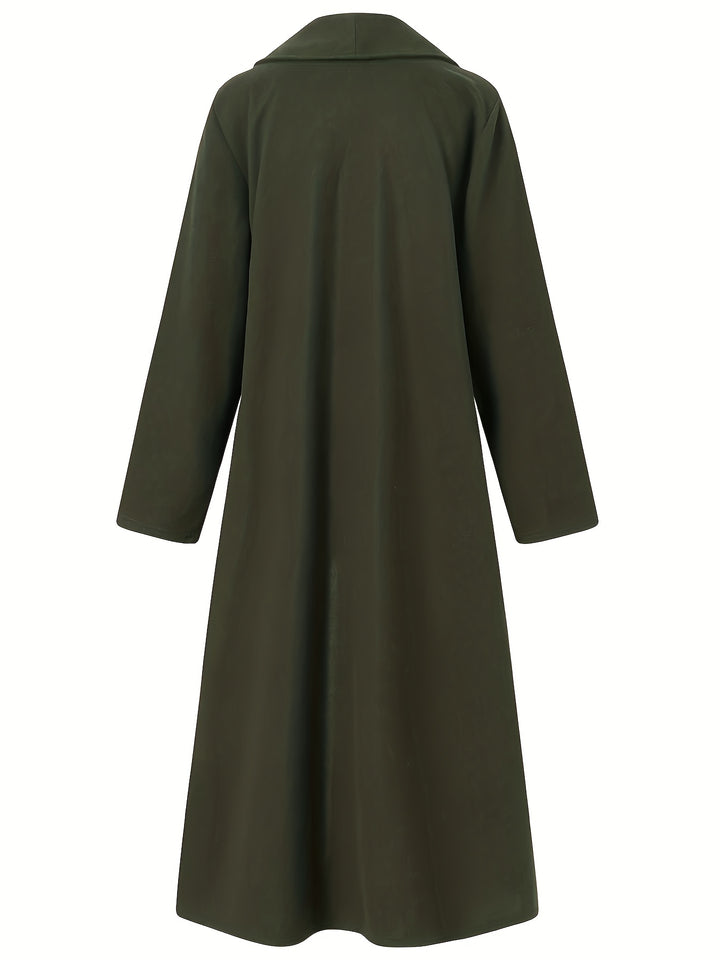 Tabitha | Floor-Length Draped Coat