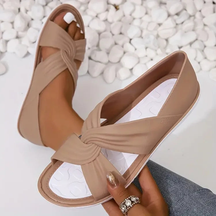 Delphine | Comfort Cross-Strap Sandals