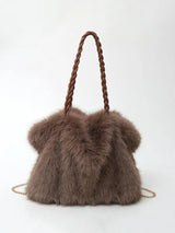 Bethany | Soft Plush Shoulder Tote