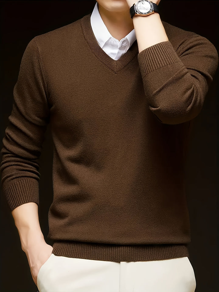 Alexander | Refined V-Neck Sweater