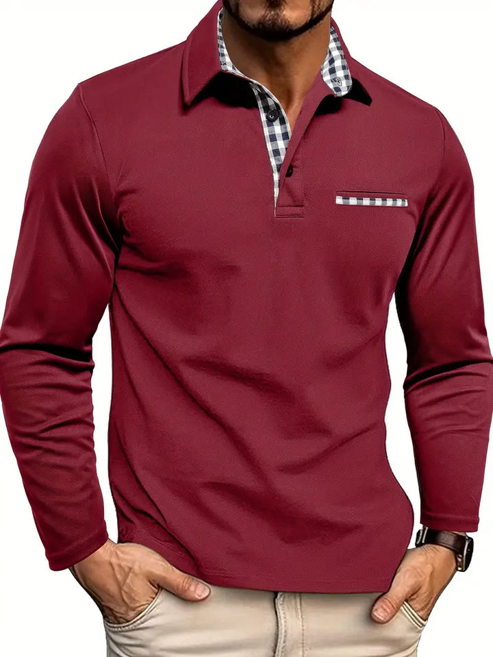 Wesley | Long Sleeve Polo Shirt