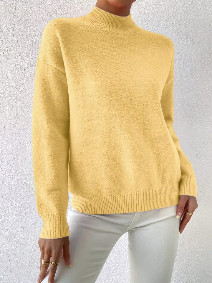 Annika | Refined Mock Neck Sweater