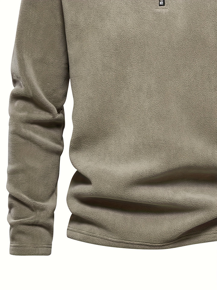 Fletcher | Stand-Collar Half-Zip Pullover