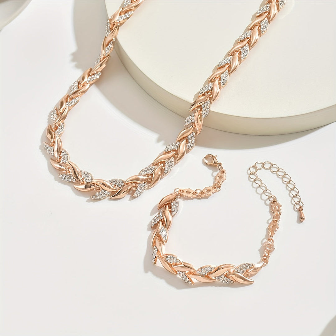 Emma | Crystal Fishtail Jewellery Set