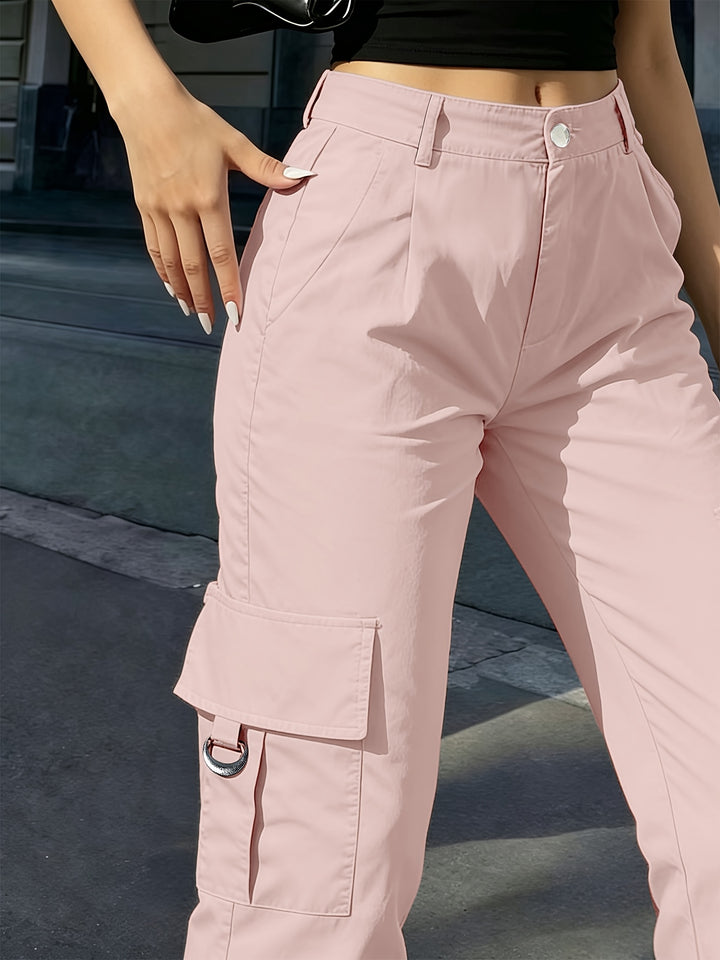 Ingrid | High-Waisted Cargo Trousers