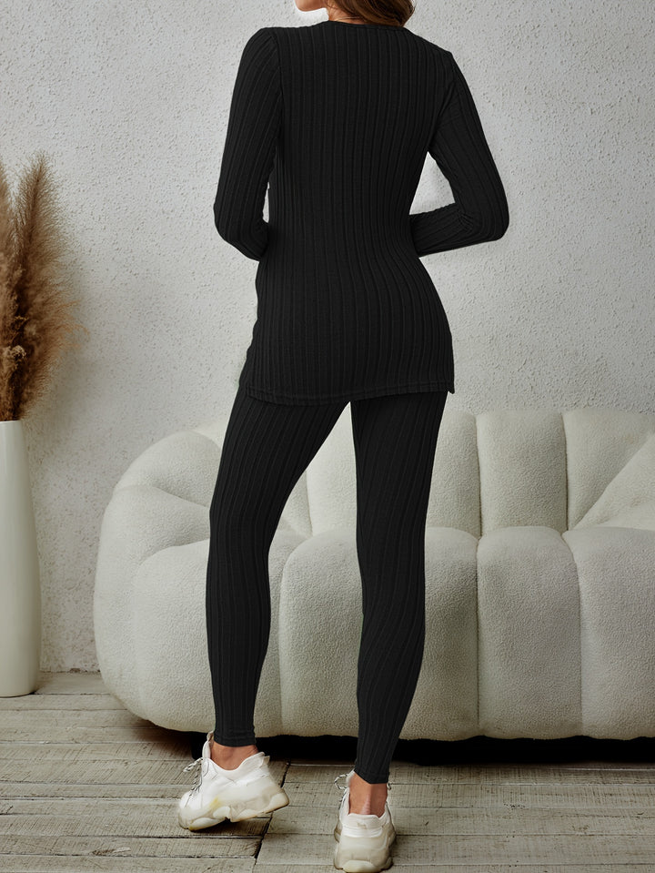 Tabitha | Ribbed Loose-Fit Two-Piece Set