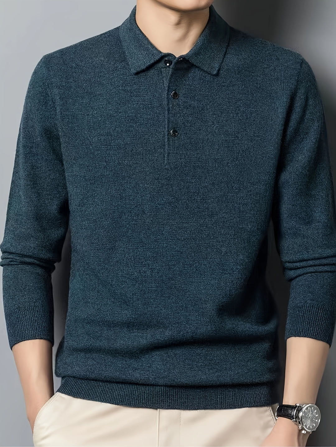 Alistair | Buttoned Collar Polo Shirt