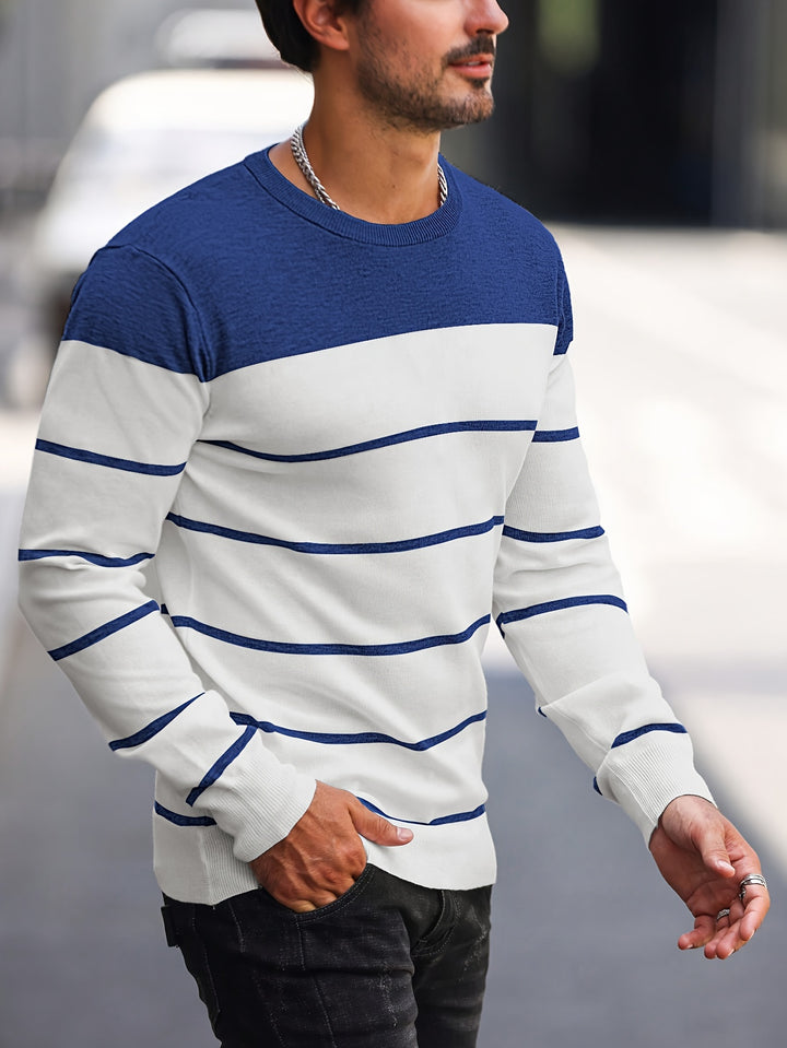 Bennington | Classic Striped Crew Neck Sweater