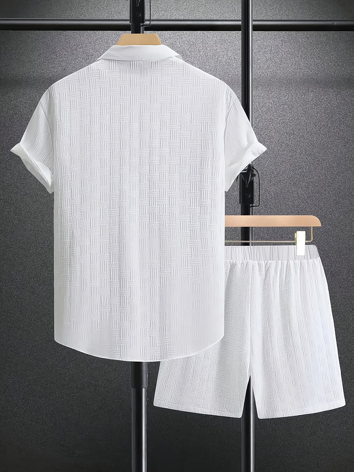 Miles | Textured Short Sleeve Set
