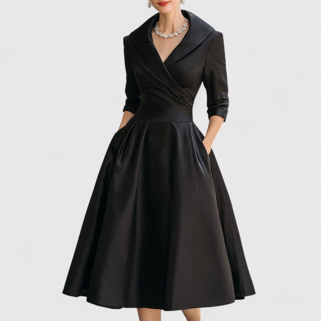 Ashley | Elegant Silhouette Midi Dress