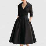 Ashley | Elegant Silhouette Midi Dress