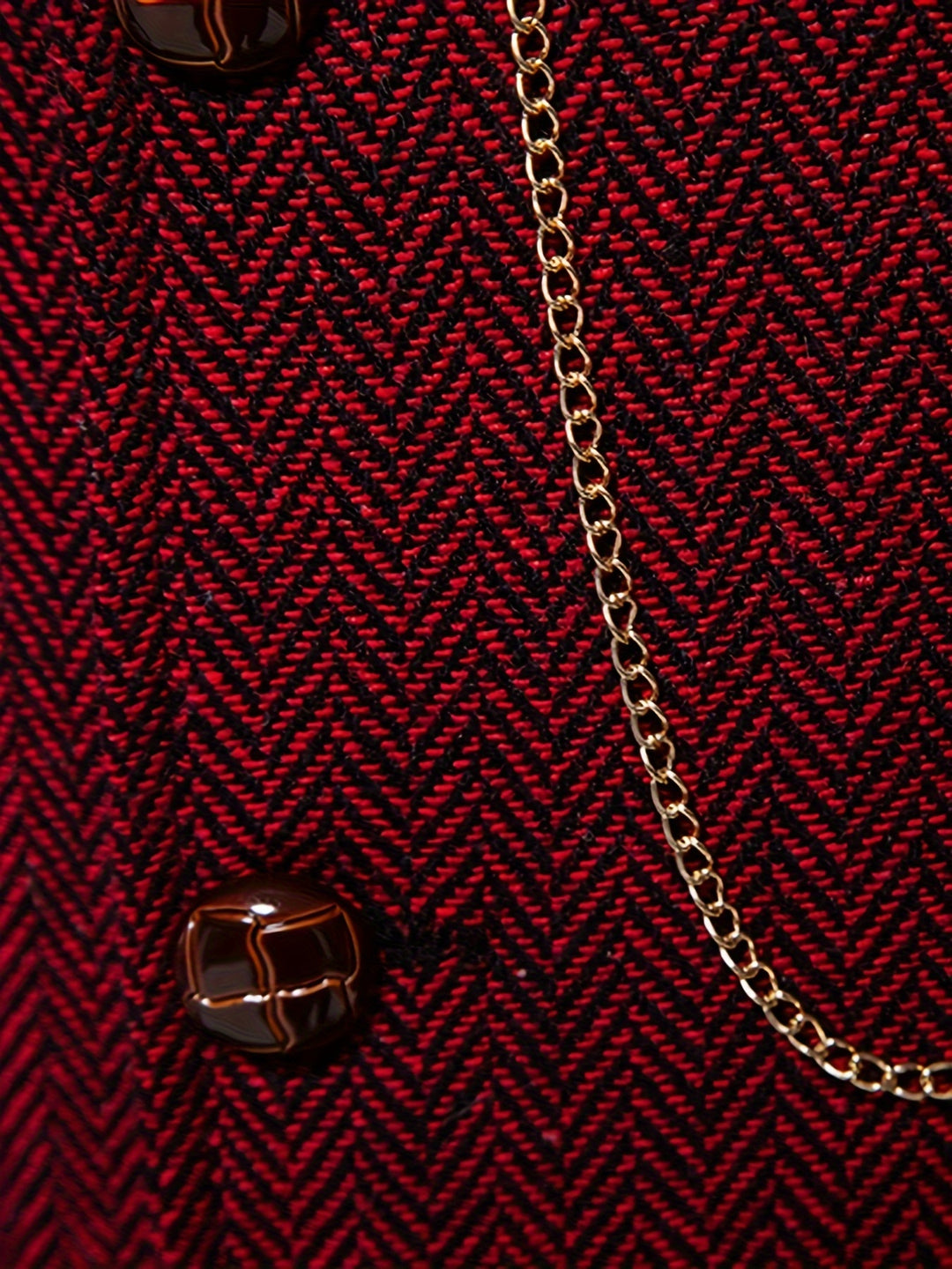 Winslow | Herringbone Single-Breasted Vest