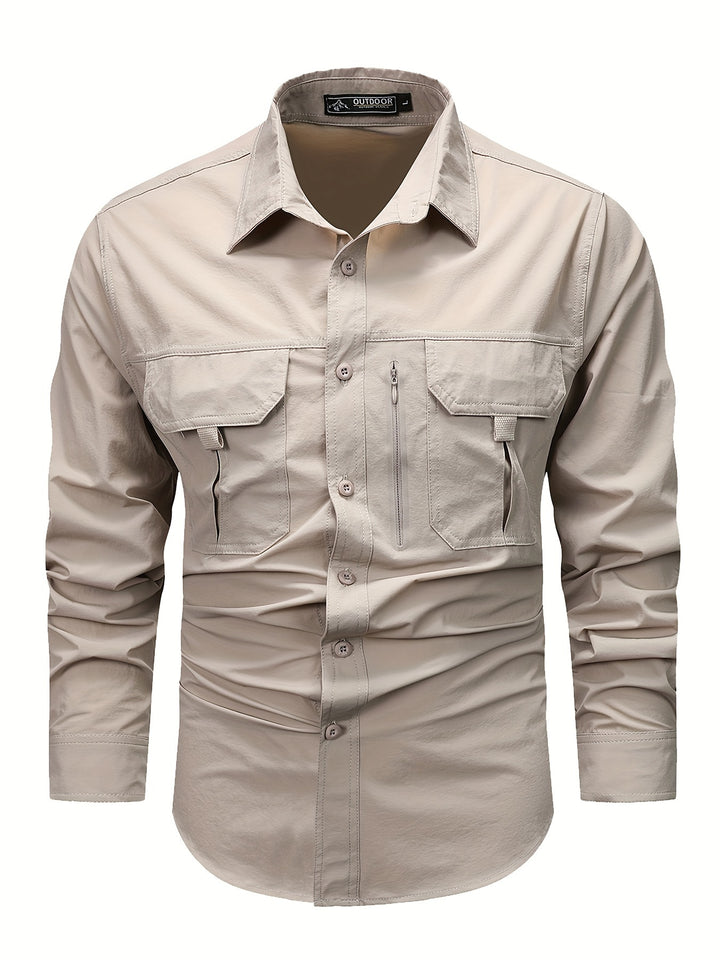Damon | Rugged Multi-Pocket Utility Shirt