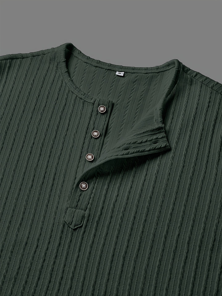 Wesley | Refined Textured Henley