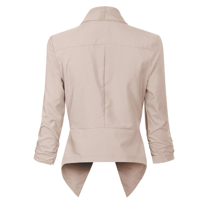 Gabrielle | Open-Front Draped Blazer