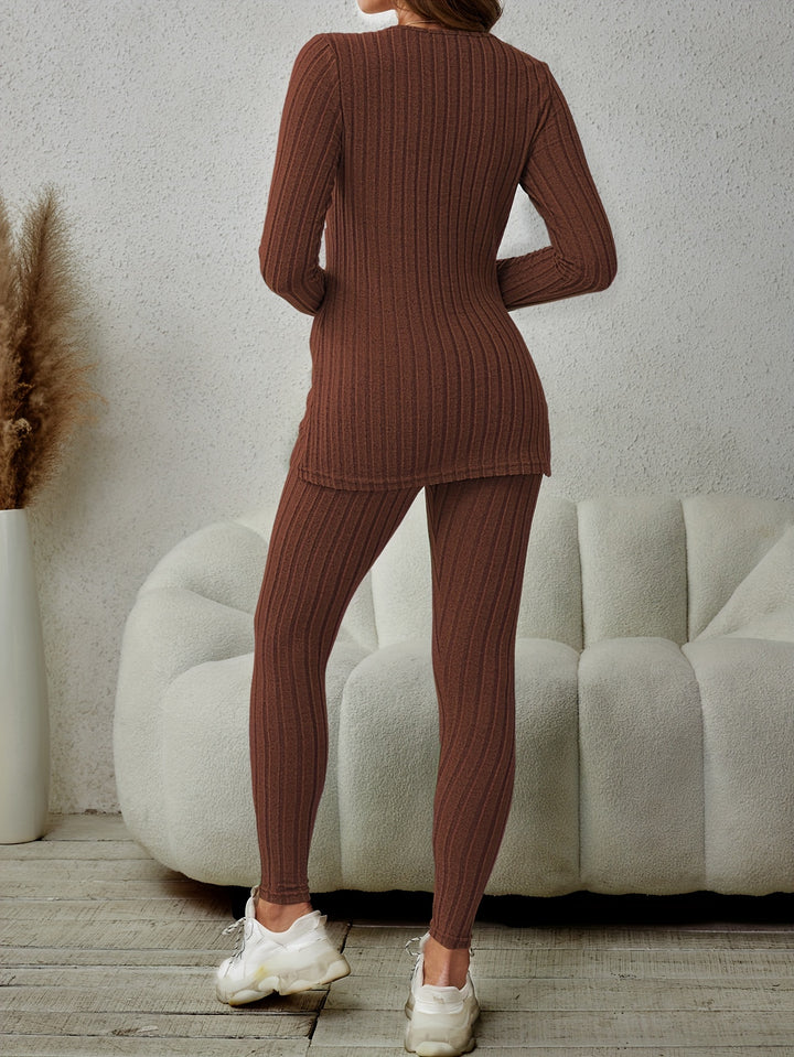 Tabitha | Ribbed Loose-Fit Two-Piece Set