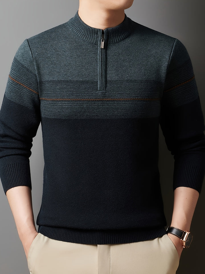 Gerard | Refined Zip-Neck Sweater