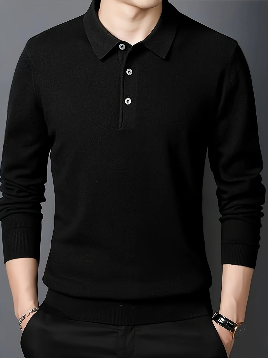 Alistair | Buttoned Collar Polo Shirt