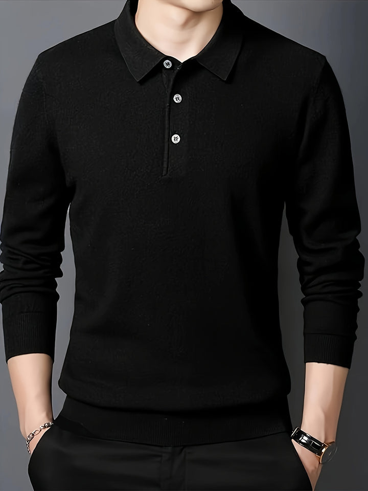 Alistair | Buttoned Collar Polo Shirt