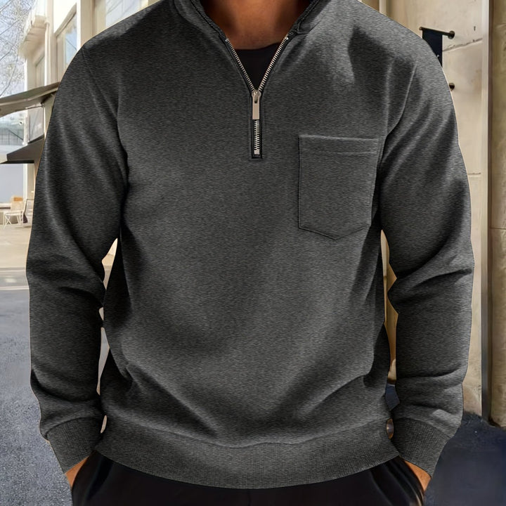 Donovan | Half-Zip Stand-Collar Pullover