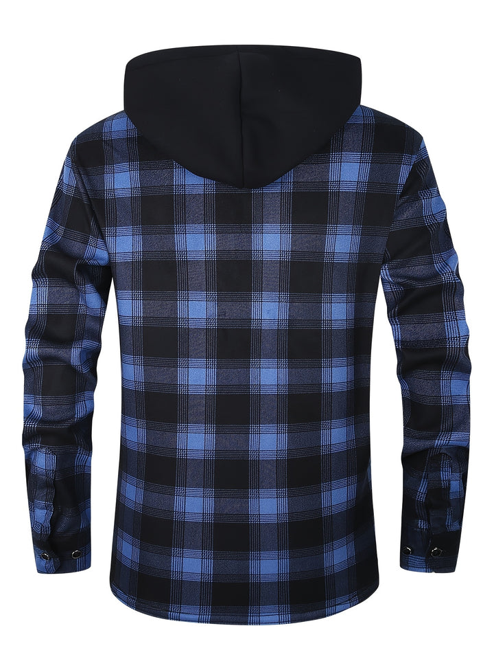 Clayton | Hooded Plaid Overshirt