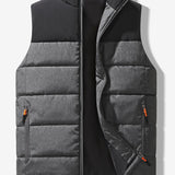 Cyrus | Quilted Stand-Collar Vest