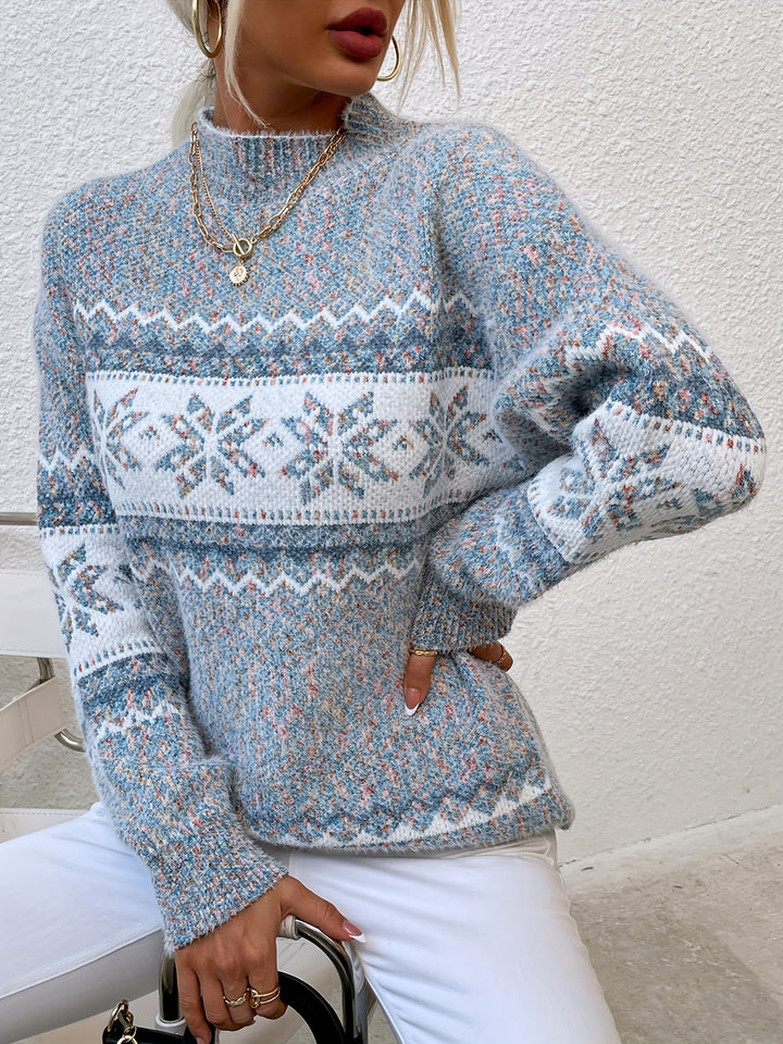 Heidi | Cozy Christmas Snowflake Sweater