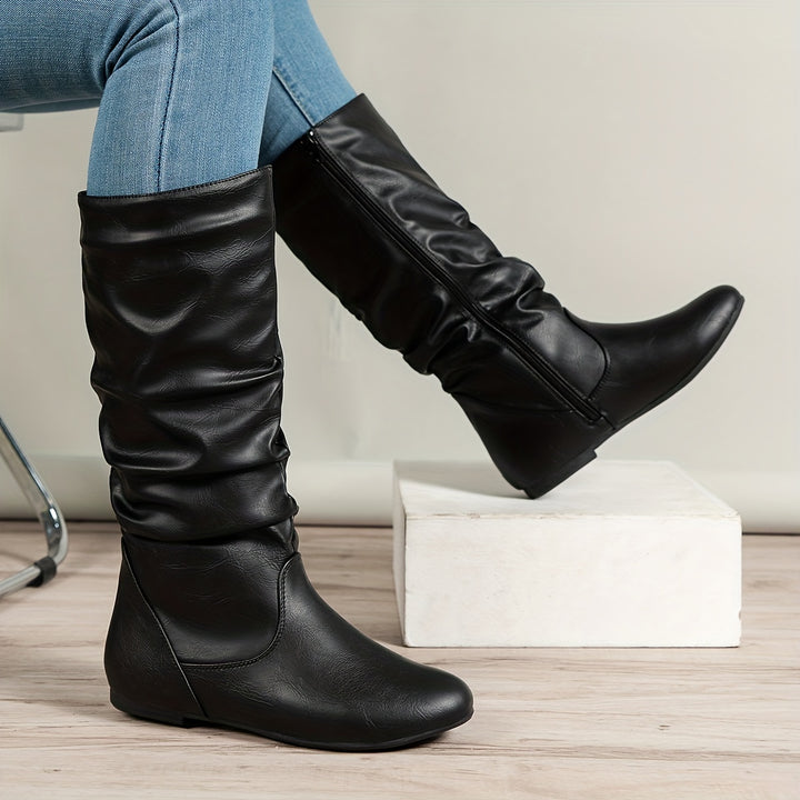 Bernadette | Slouchy Mid-Calf Boots