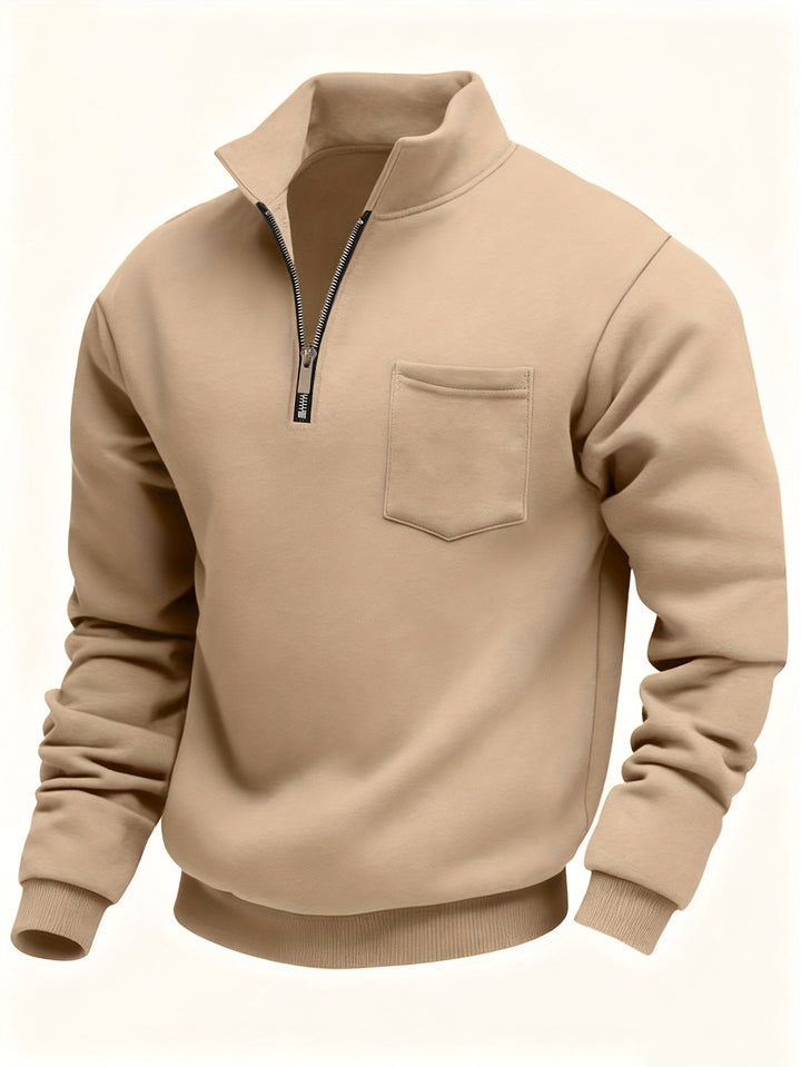 Donovan | Half-Zip Stand-Collar Pullover